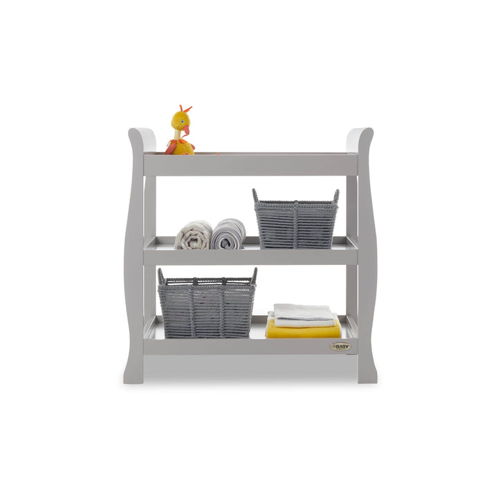 OBABY Changing Units Obaby Stamford Open Changing Unit - Warm Grey