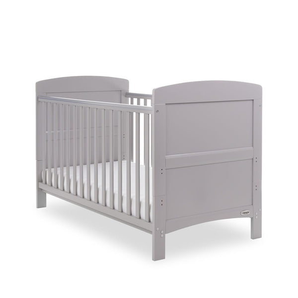 Obaby Cot Beds Obaby Grace Cot Bed Warm Grey