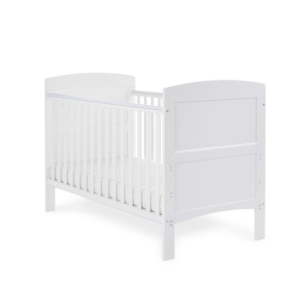 Obaby Cot Beds Obaby Grace Cot Bed White