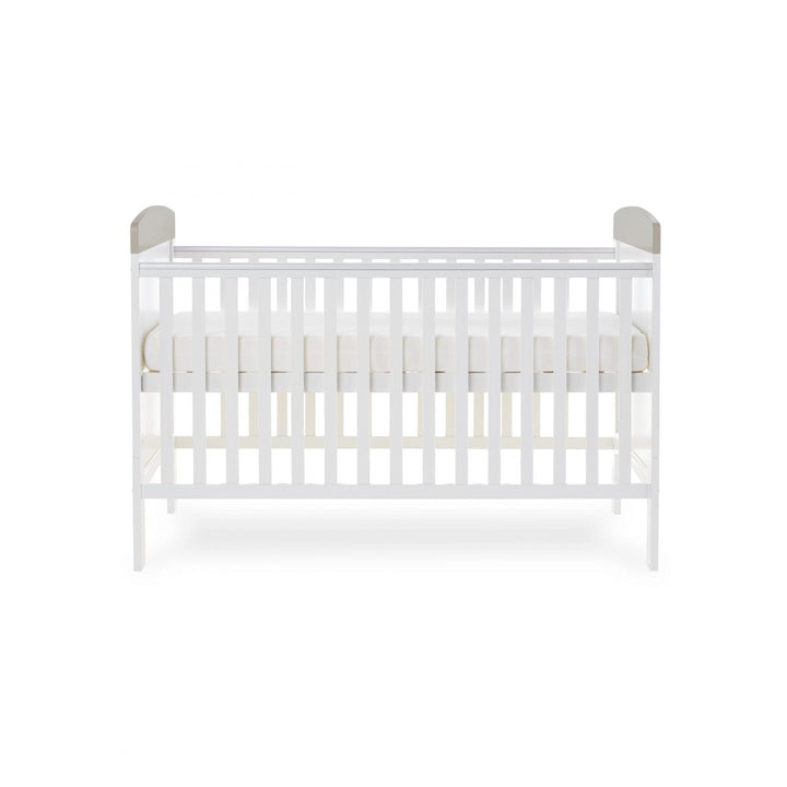 Obaby Cot Beds OBaby Grace Inspire Cot Bed – Guess How Much I Love You, To the Moon and Back