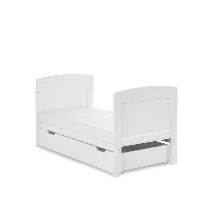 Obaby Cot Beds Obaby Grace Mini Cot Bed & Under Drawer - White