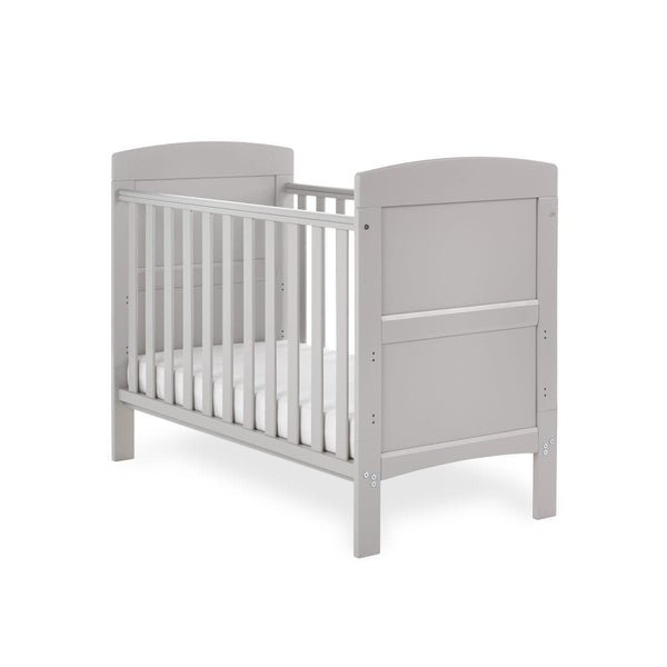 Obaby Cot Beds Obaby Grace Mini Cot Bed Warm Grey