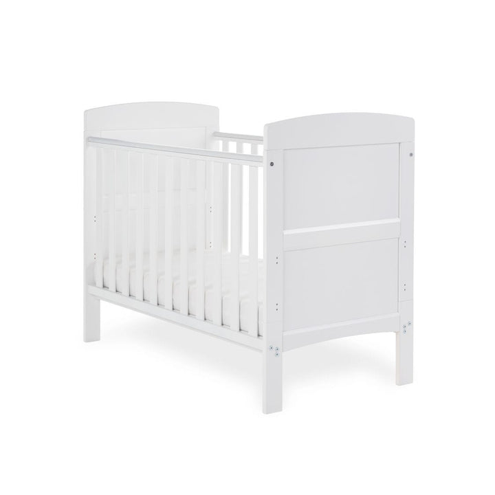 Obaby Cot Beds Obaby Grace Mini Cot Bed White