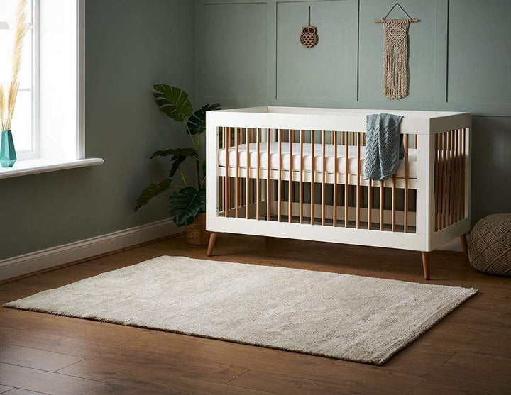 Obaby Cot Beds Obaby Maya Cot Bed - White with Natural