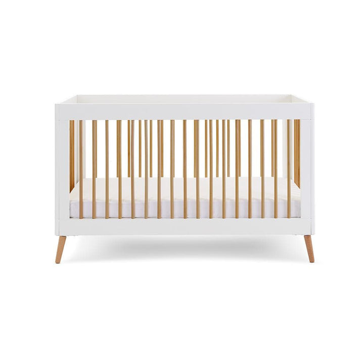 Obaby Cot Beds Obaby Maya Cot Bed - White with Natural