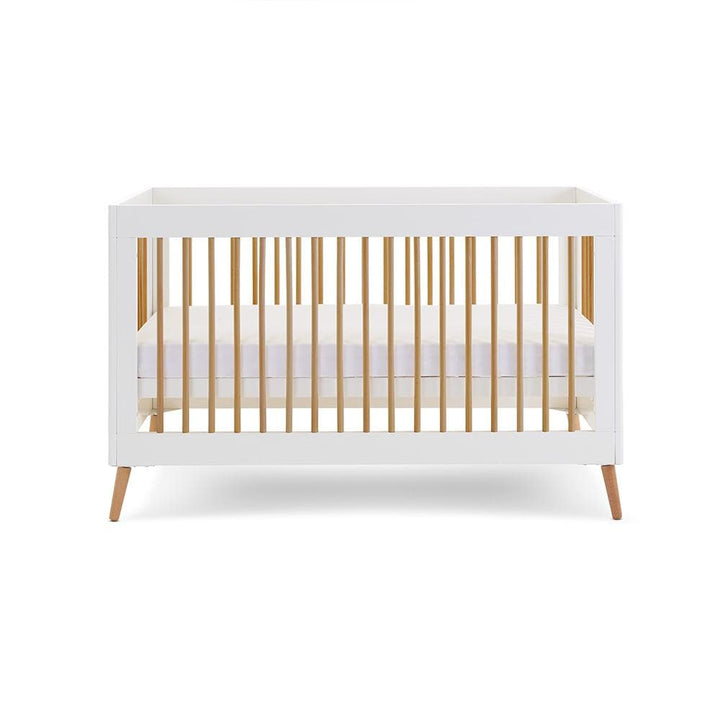 Obaby Cot Beds Obaby Maya Cot Bed - White with Natural