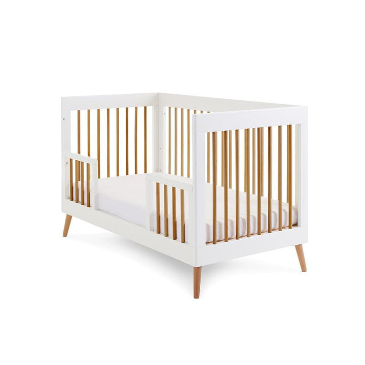 Obaby Cot Beds Obaby Maya Cot Bed - White with Natural