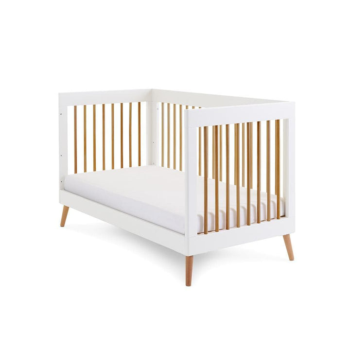 Obaby Cot Beds Obaby Maya Cot Bed - White with Natural