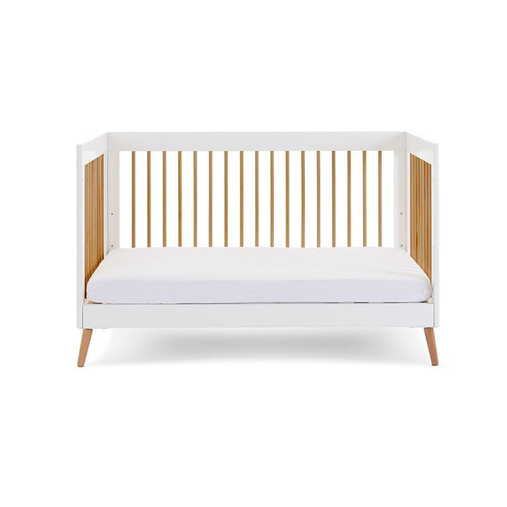 Obaby Cot Beds Obaby Maya Cot Bed - White with Natural