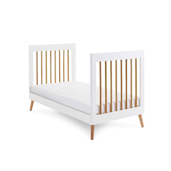 Obaby Cot Beds Obaby Maya Cot Bed - White with Natural