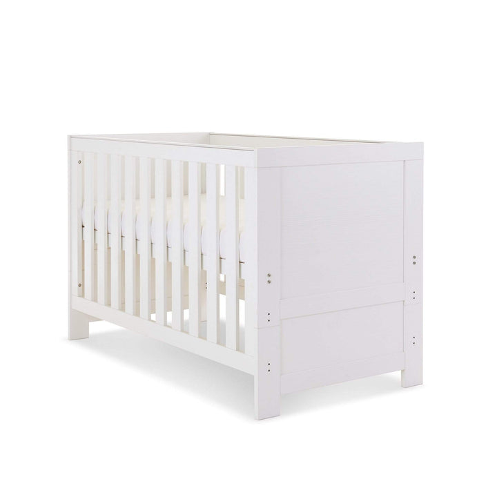 Obaby Cot Beds Obaby Nika Cot Bed - White Wash