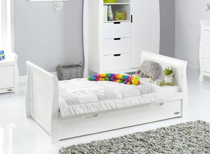 OBABY Cot Beds Obaby Stamford Classic Cot Bed - White