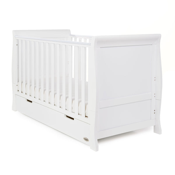 OBABY Cot Beds Obaby Stamford Classic Cot Bed - White