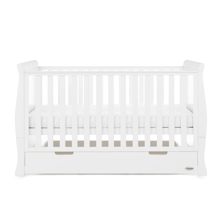 OBABY Cot Beds Obaby Stamford Classic Cot Bed - White