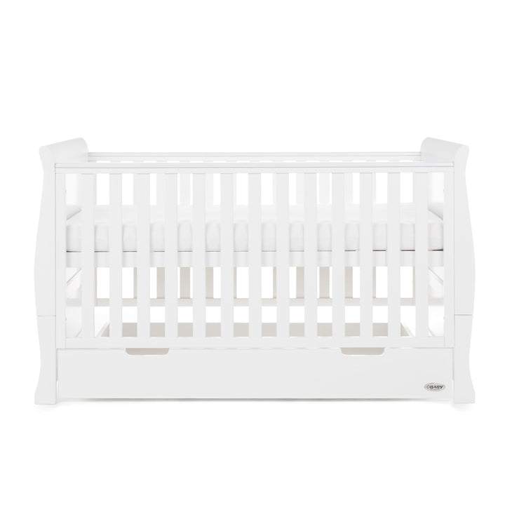 OBABY Cot Beds Obaby Stamford Classic Cot Bed - White