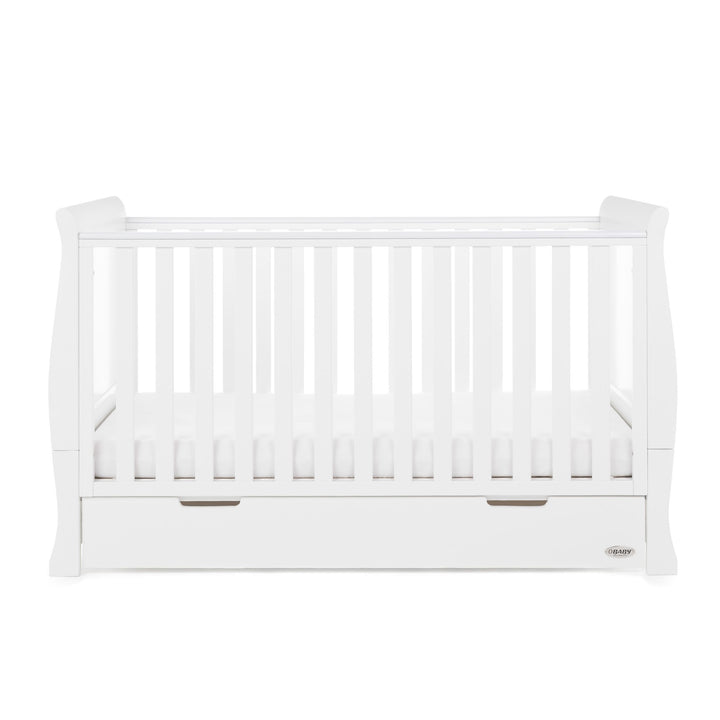 OBABY Cot Beds Obaby Stamford Classic Cot Bed - White