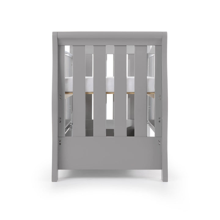 OBABY Cot Beds Obaby Stamford Luxe Cot Bed - Warm Grey