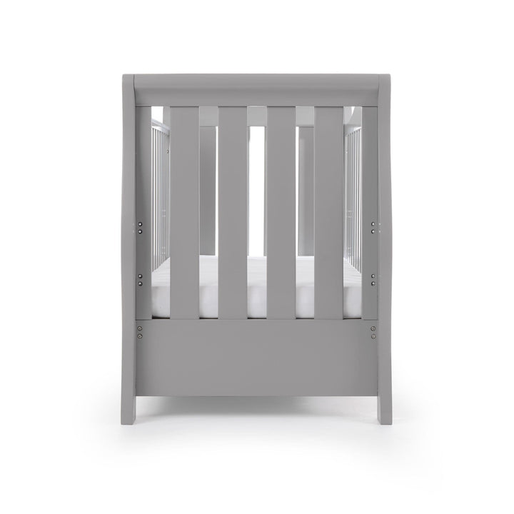 OBABY Cot Beds Obaby Stamford Luxe Cot Bed - Warm Grey