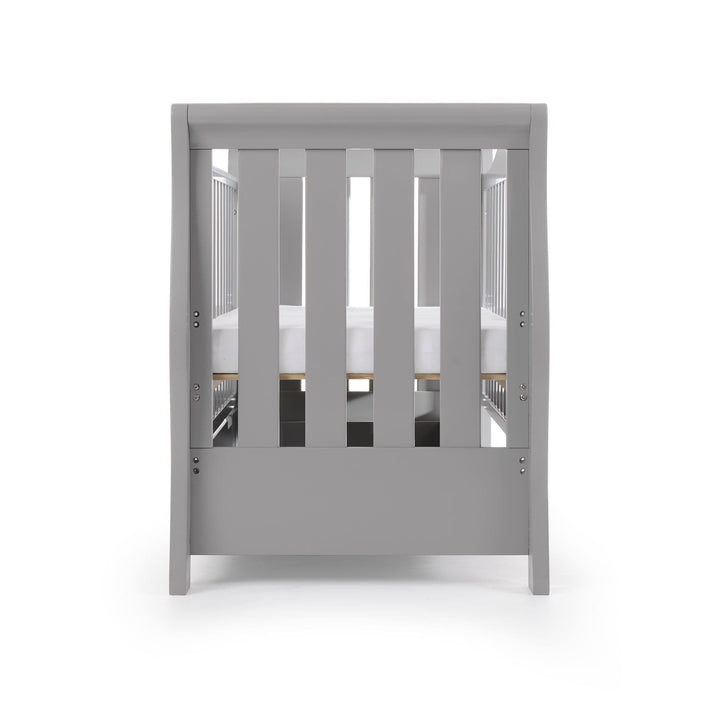 OBABY Cot Beds Obaby Stamford Luxe Cot Bed - Warm Grey