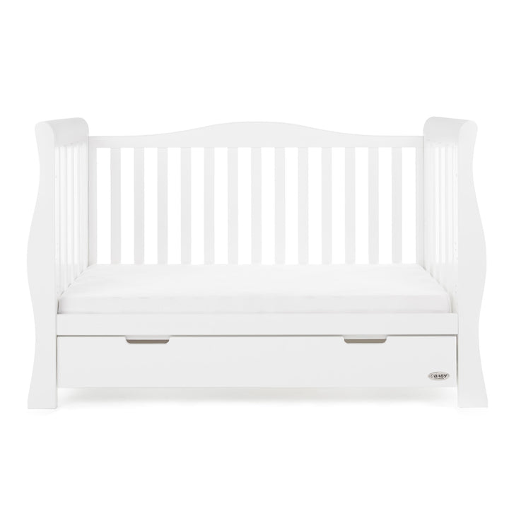 OBABY Cot Beds Obaby Stamford Luxe Cot Bed - White