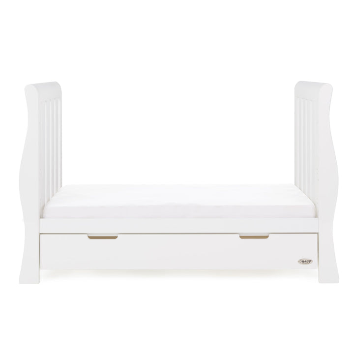 OBABY Cot Beds Obaby Stamford Luxe Cot Bed - White