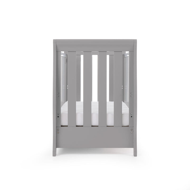 OBABY Cot Beds Obaby Stamford Mini Cot Bed - Warm Grey