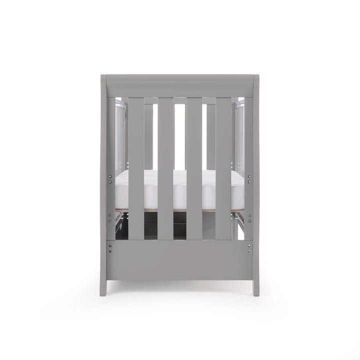 OBABY Cot Beds Obaby Stamford Mini Cot Bed - Warm Grey