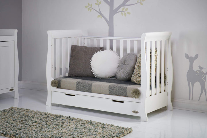 OBABY Cot Beds Obaby Stamford Mini Cot Bed - White