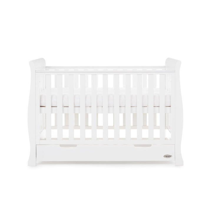 OBABY Cot Beds Obaby Stamford Mini Cot Bed - White