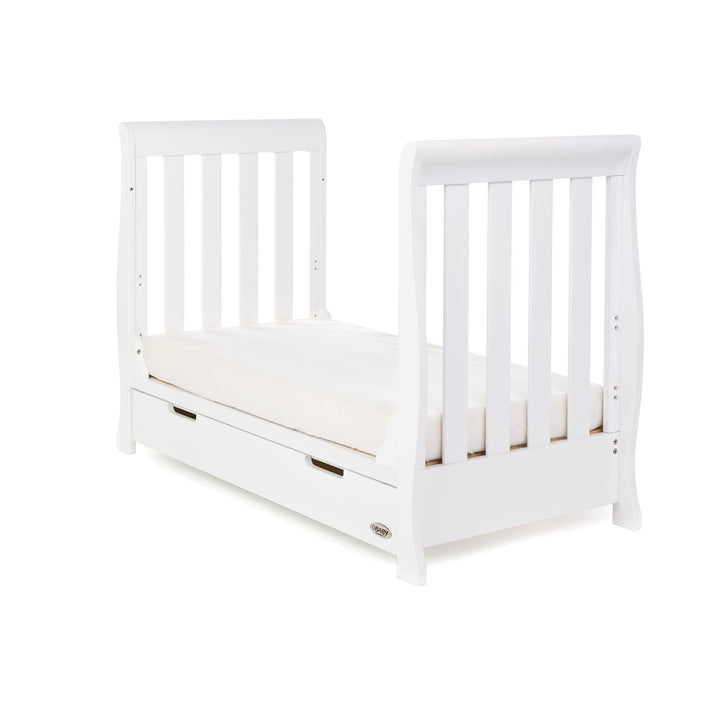 OBABY Cot Beds Obaby Stamford Mini Cot Bed - White