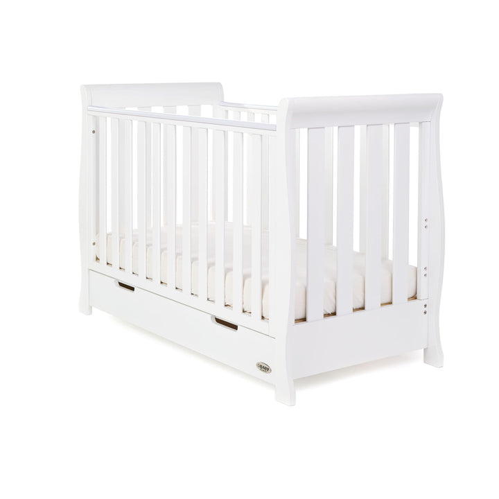 OBABY Cot Beds Obaby Stamford Mini Cot Bed - White