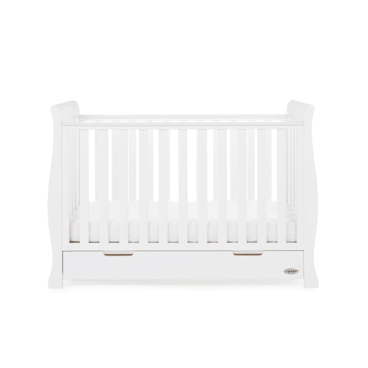 OBABY Cot Beds Obaby Stamford Mini Cot Bed - White