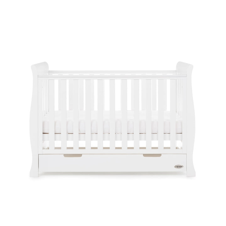 OBABY Cot Beds Obaby Stamford Mini Cot Bed - White