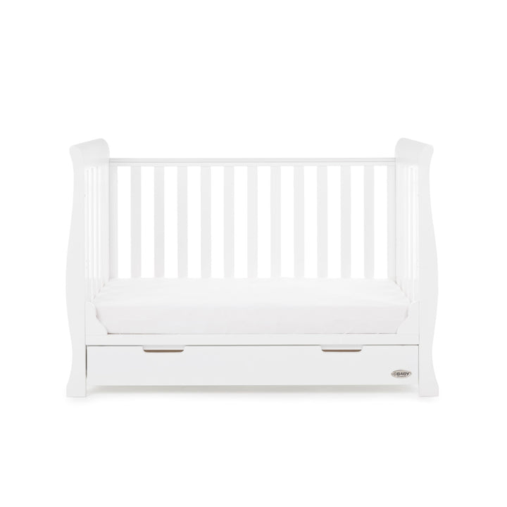 OBABY Cot Beds Obaby Stamford Mini Cot Bed - White