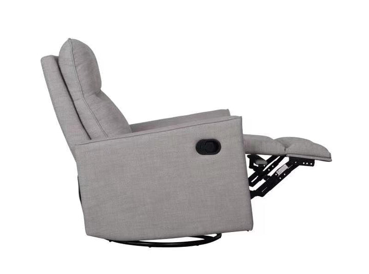 Obaby Glider Chairs OBaby Savannah Swivel Glider Recliner Chair - Pebble