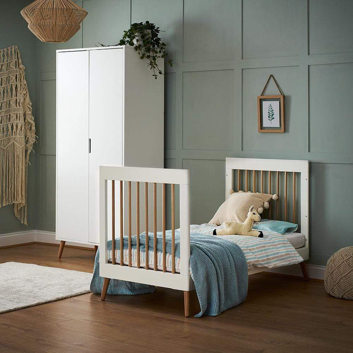 Obaby Nursery Furniture Obaby Maya 2 Piece Room Set - White with Natural