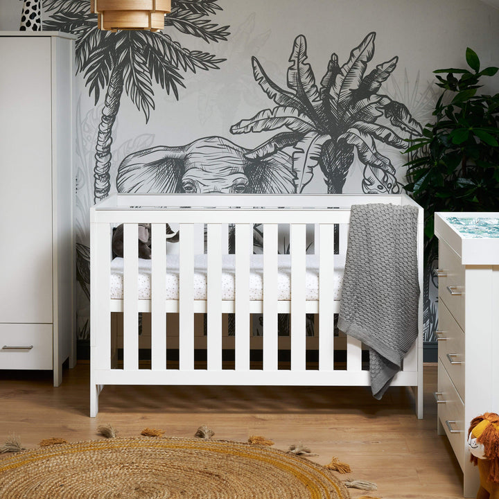 Obaby Nursery Furniture Obaby Nika 2 Piece Room Set - White Wash