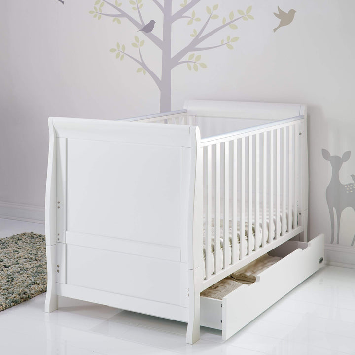 OBABY Nursery Furniture Obaby Stamford Classic 2 Piece Room Set - White