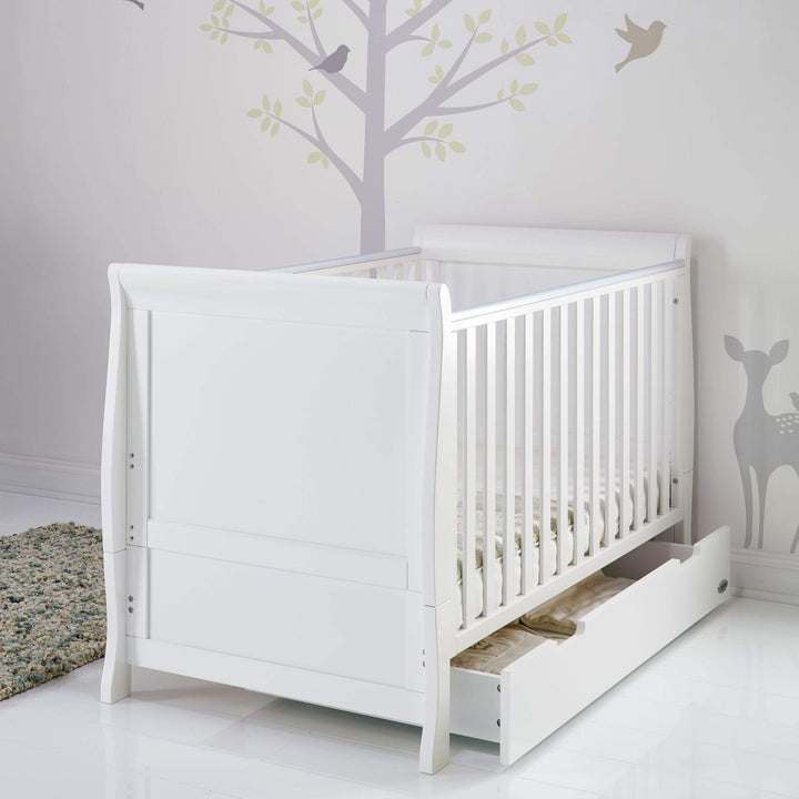 OBABY Nursery Furniture Obaby Stamford Classic 3 Piece Room Set - White