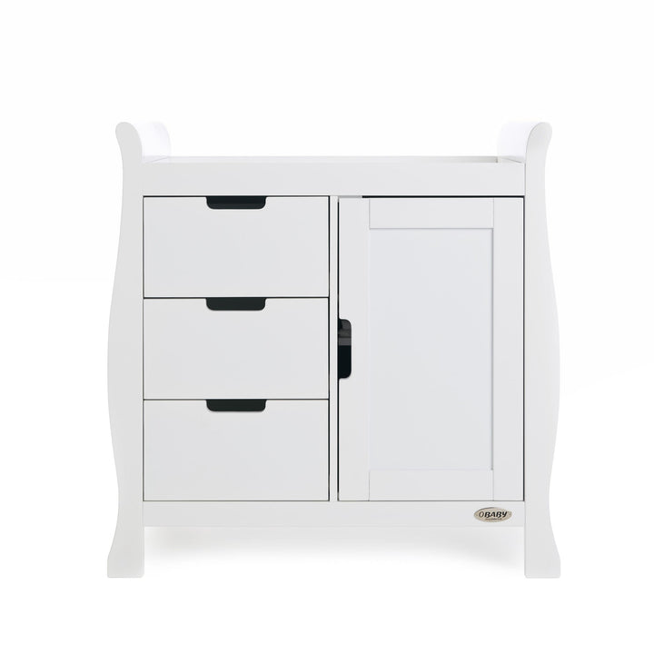 OBABY Nursery Furniture Obaby Stamford Classic 3 Piece Room Set - White