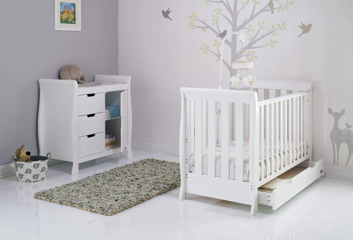 OBABY Nursery Furniture Obaby Stamford Mini 2 Piece Room Set - White