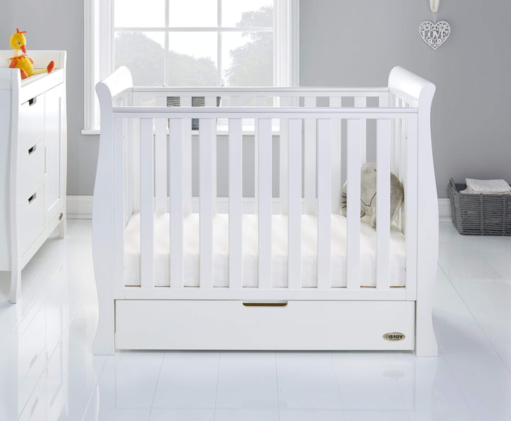 OBABY Nursery Furniture Obaby Stamford Space Saver 3 Piece Room Set - White