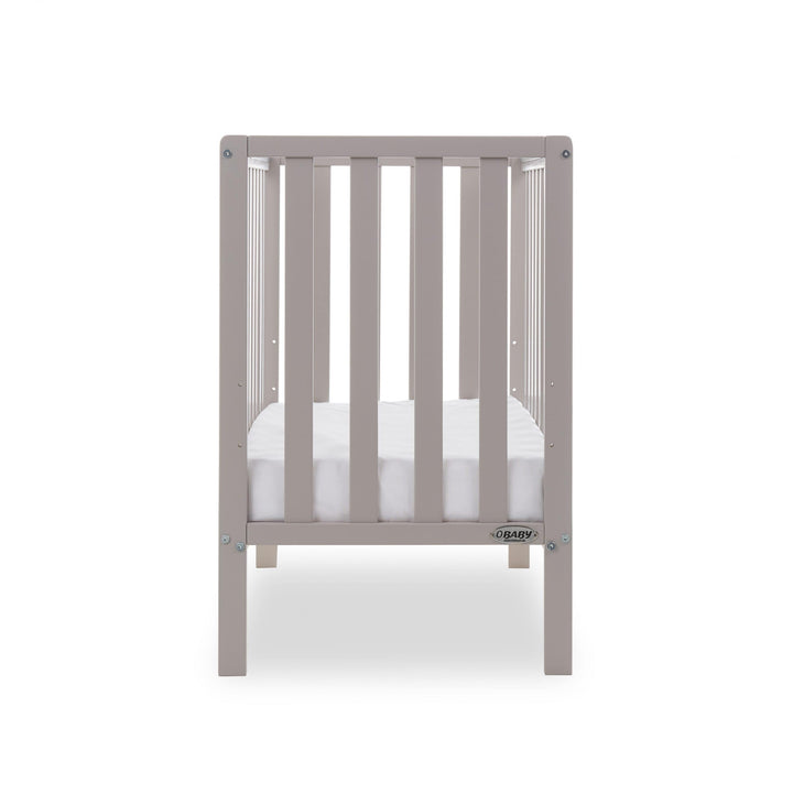 Obaby Space Saver Cots Obaby Bantam Space Saver Cot Warm Grey