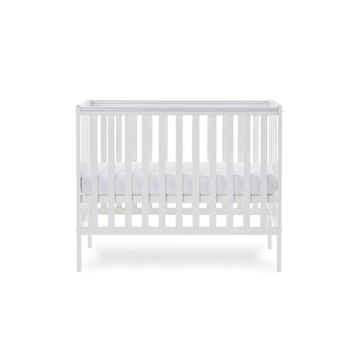 Obaby Space Saver Cots Obaby Bantam Space Saver Cot White