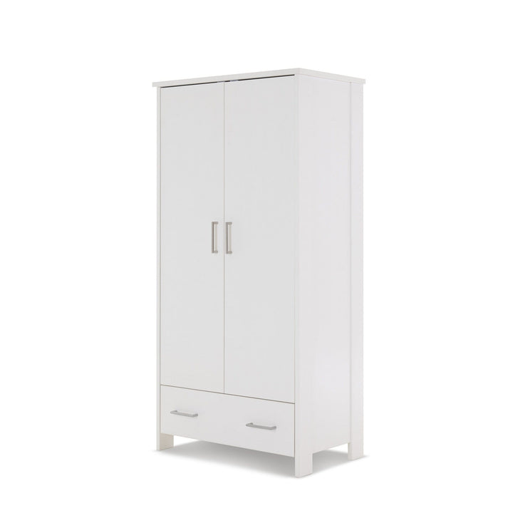 Obaby Wardrobes Obaby Nika Double Wardrobe - White Wash