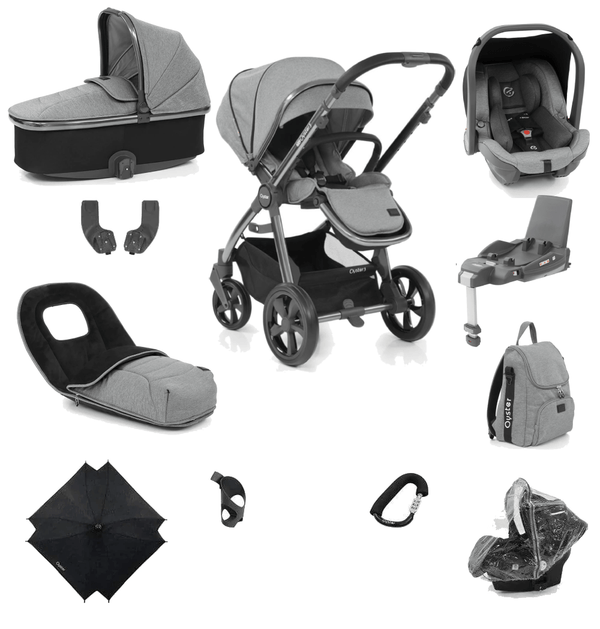 Oyster Travel Systems Baby Style Oyster 3 Ultimate Capsule Bundle - Gun Metal/Moon