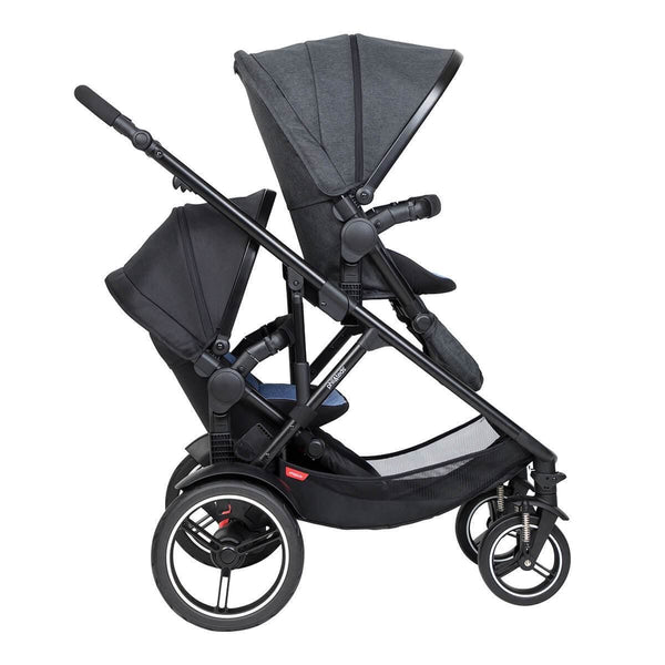 Phil & Teds Prams & Pushchairs Phil & Teds Voyager Double - Black / Black