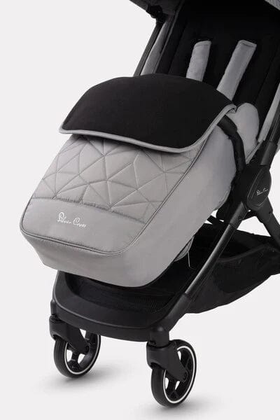 Silver Cross Clic Stroller Footmuff Raincover Grey