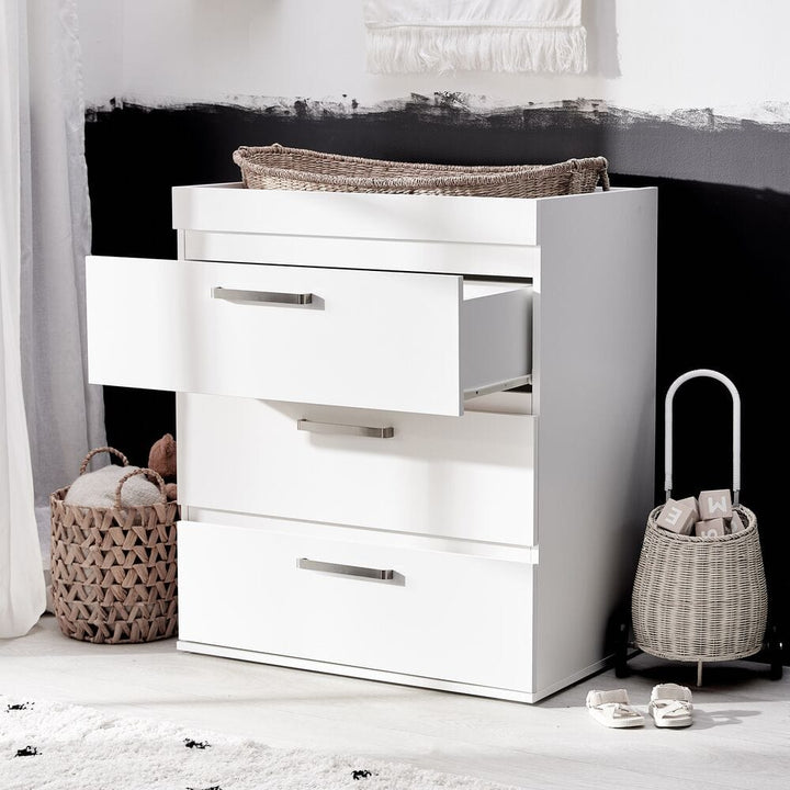 Silver Cross Nursery Furniture Silver Cross Finchley Cotbed and Dresser - White
