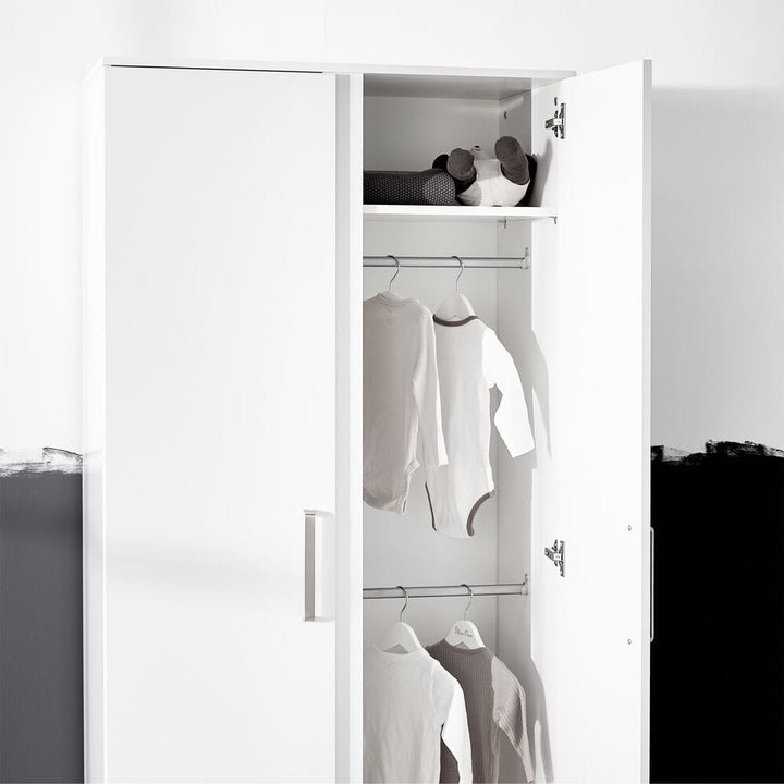 Silver Cross Nursery Furniture Silver Cross Finchley Cotbed and Wardrobe - White